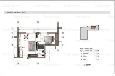 vanzare apartament 2 camere,  metrou Nicolae Grigorescu, bloc 2025 in constructie, etaj 1/3, decomandat, 52 mp utili, balcon - foto 8