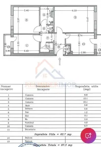 Apartament de vanzare cu 3 camere, zona Dristor - foto 11