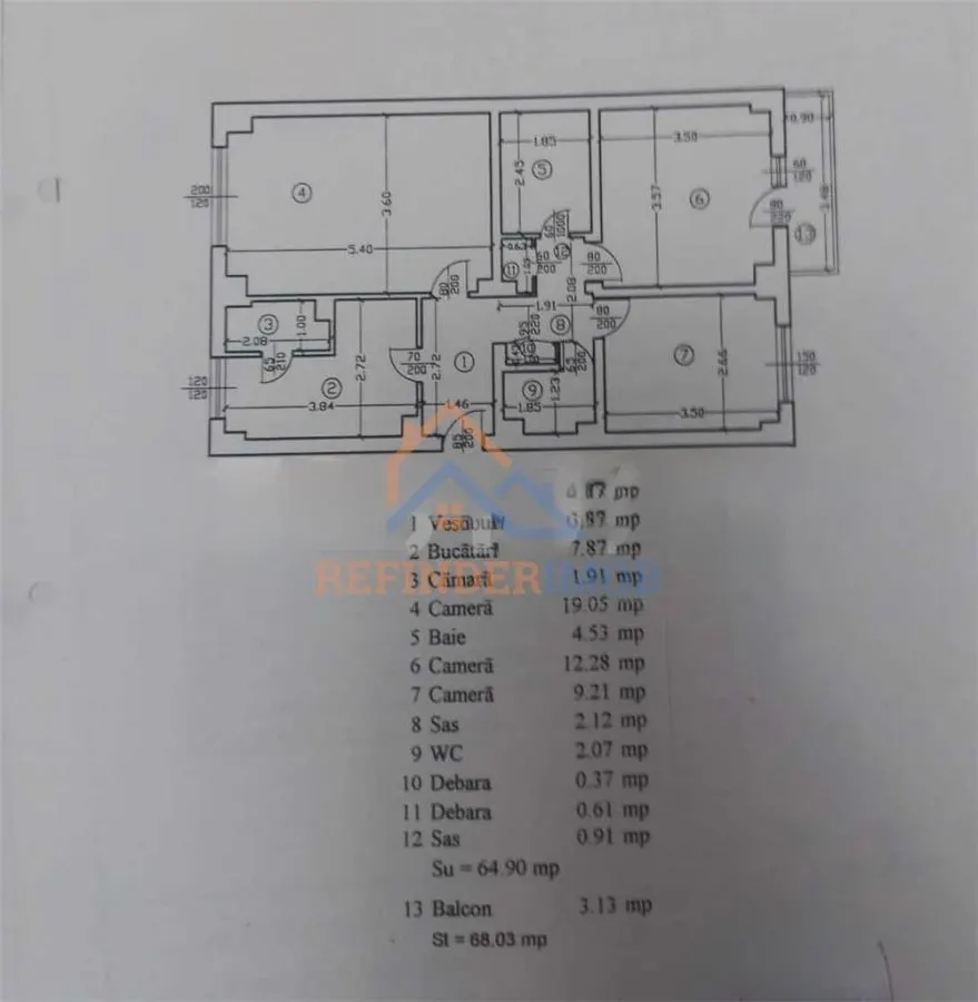 Apartament de vanzare cu 3 camere, zona Mihai Bravu - foto 4