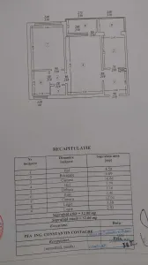 Apartament de vanzare cu 2 camere mobilat 52 mp Podul Ros 103.000 euro - foto 7
