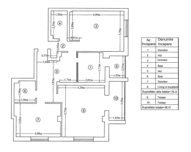 Apartament cu 4 camere - etaj 2/3 - Rediu - Casablanca - foto 17