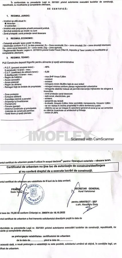 Teren Intravilan 14450 Cu PUZ Aprobat - foto 12