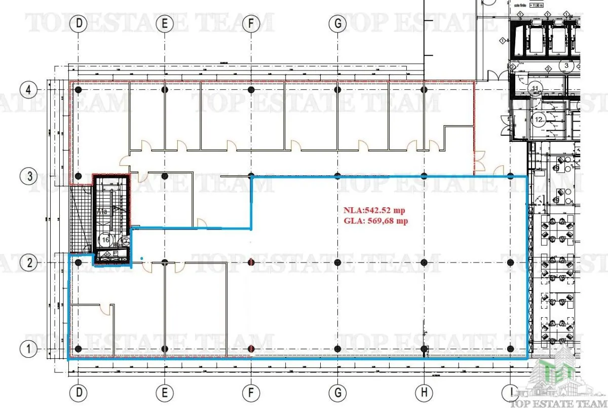 Spatiu de Birouri de 543 mp in Zona Baneasa - foto 5
