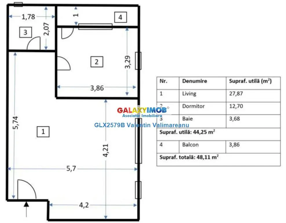 Apartament 2 Camere Soseaua Giurgiului Cod  211 - foto 9