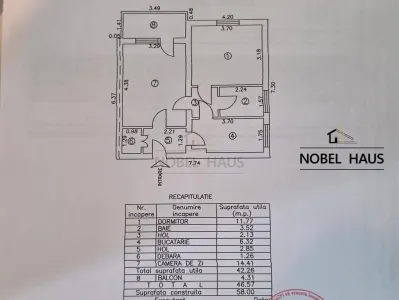 Apartament 2 camere, etajul 2, zona Gradina - foto 11