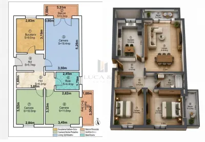 Apartament 3 camere, Girocului - foto 14