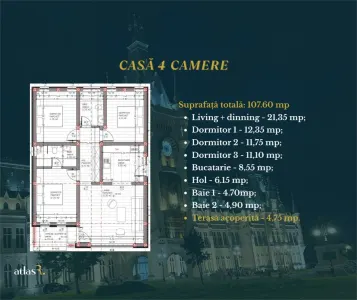 Casa finalizata | 4 camere | Valea Ursului | Comision 0 - foto 11