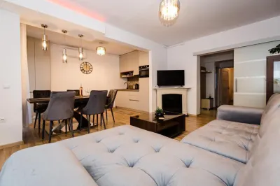 Ultracentral  Apartment  Panorama  Terasă, Șemineu Electric  Design Modern - Targu Mures