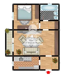 Apartament 2 camere de vanzare zona Dacia -Iasi - Iasi
