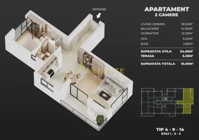 Leoreni Apartament 2 Camere - foto 13