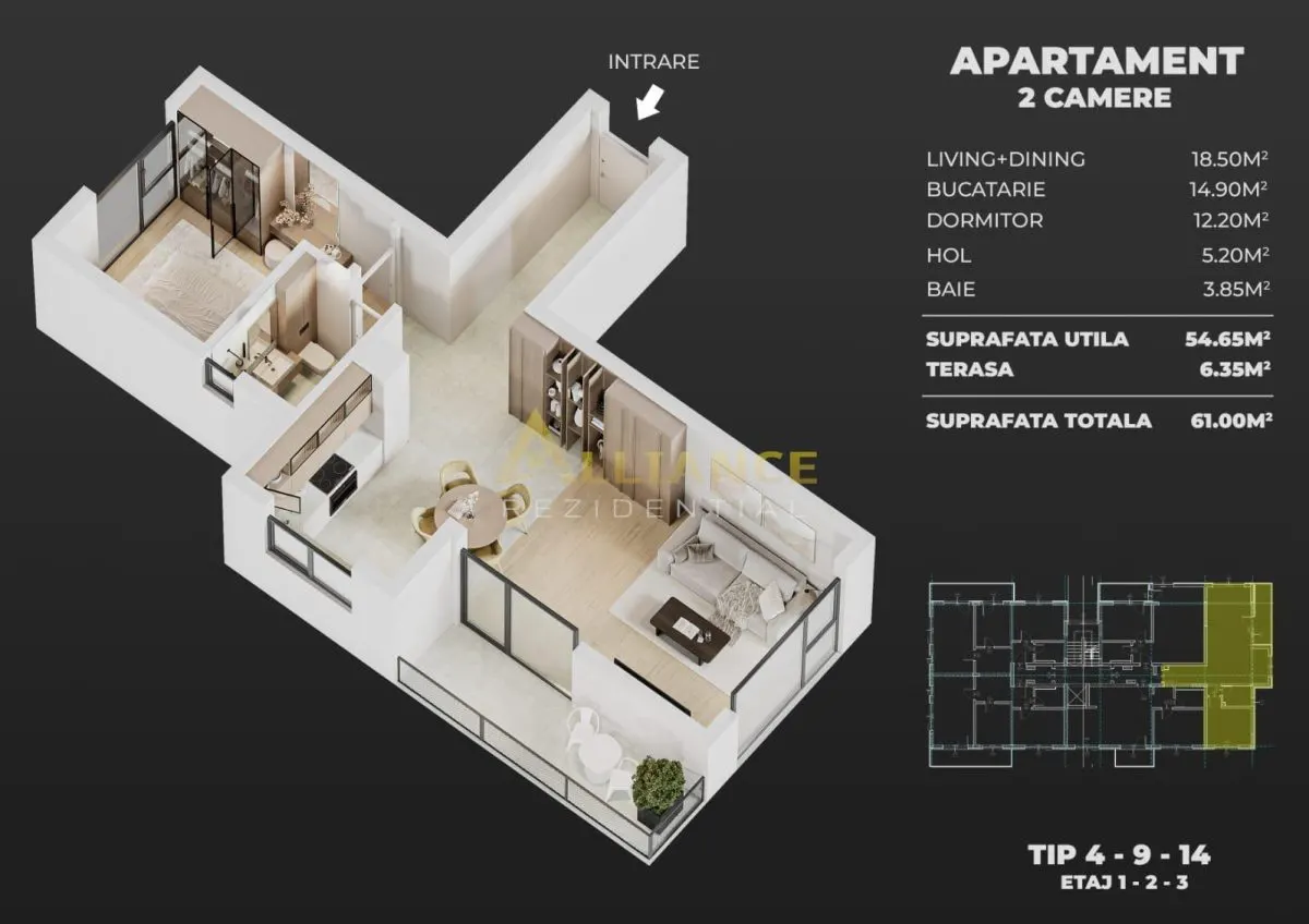 Leoreni Apartament 2 Camere - foto 13