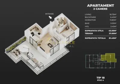 Leoreni Apartament 2 Camere - foto 10