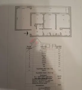 Apartament 3 camere, etaj intermediar- Nicolina - Iasi