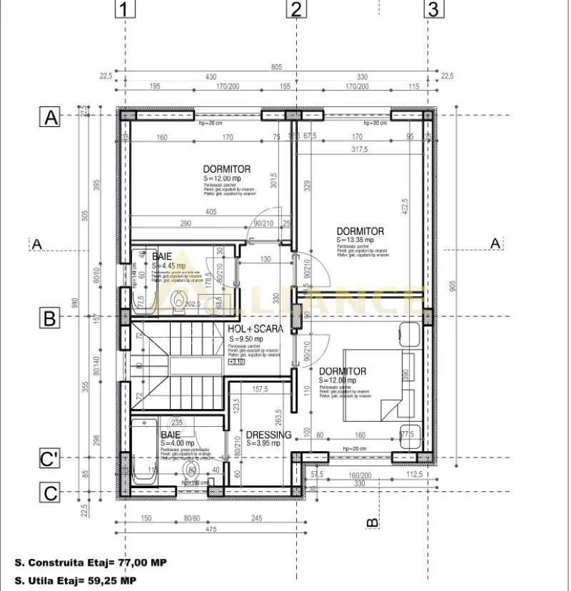Casa Individuala - 5 camere 3 bai - Teren 300 MP - foto 17