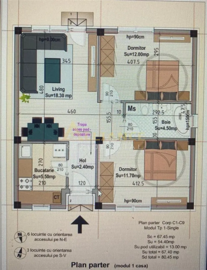 Casa Tip Duplex 3 camere Popesti - Leordeni/ Th Pallady-ULTIMA UNITATE - foto 10