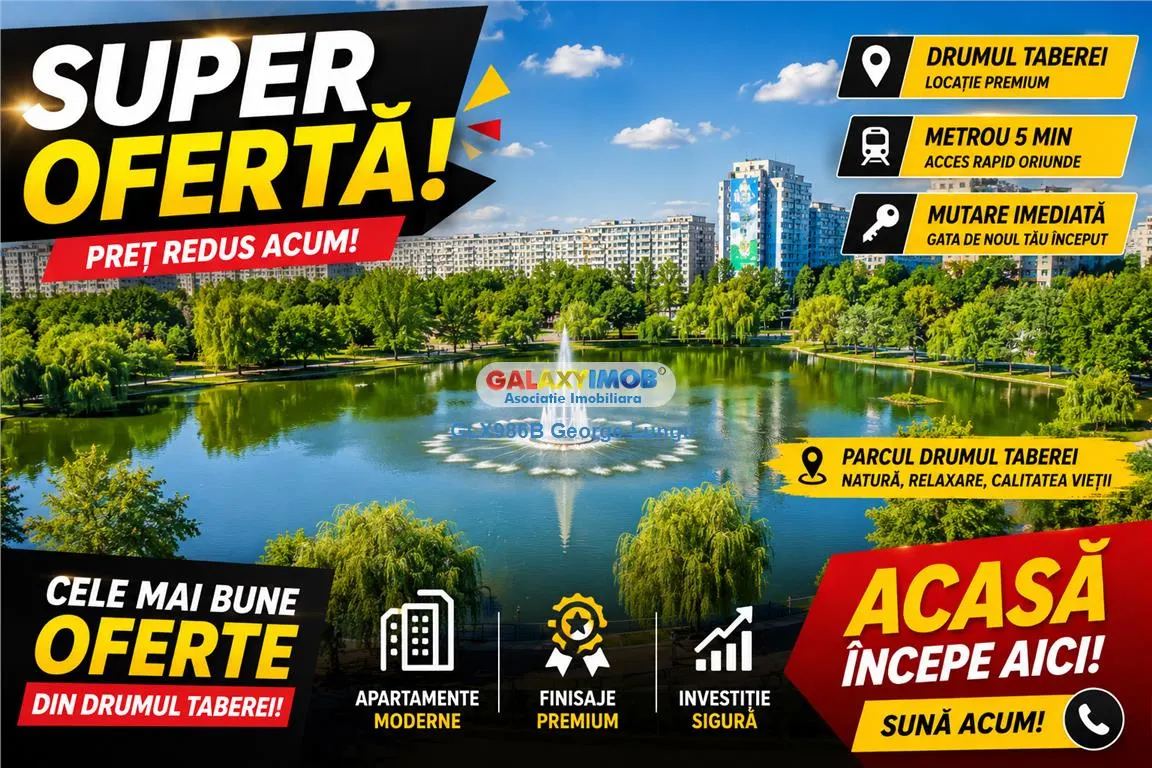Apatament 2 Camere Decomandat | Drumul Taberei - Raul Doamnei - foto 1