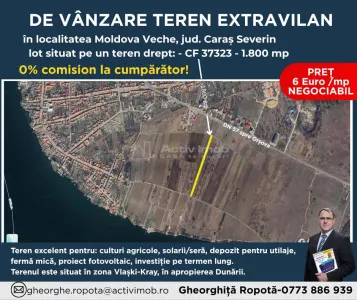 Terenuri Extravilan Moldova Noua â€“ Parcelabile - foto 2