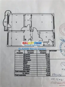 Mall Vitan inchiriere Apartament 3 Camere etaj 5 an constructie 1994 - foto 12