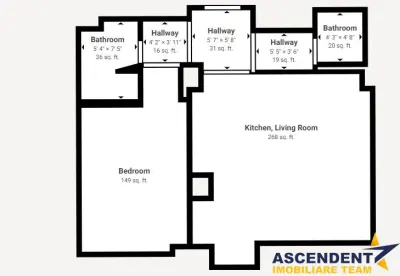 Tur 3D! Nou, elegant, confortabil, vedere superba, Transilvania Residence - foto 21