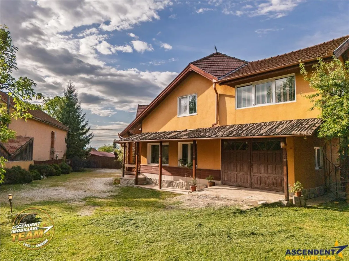 Vila ce incorporeaza anexe gospodaresti si cu potential turistic, in inima statiunii Covasna - foto 17