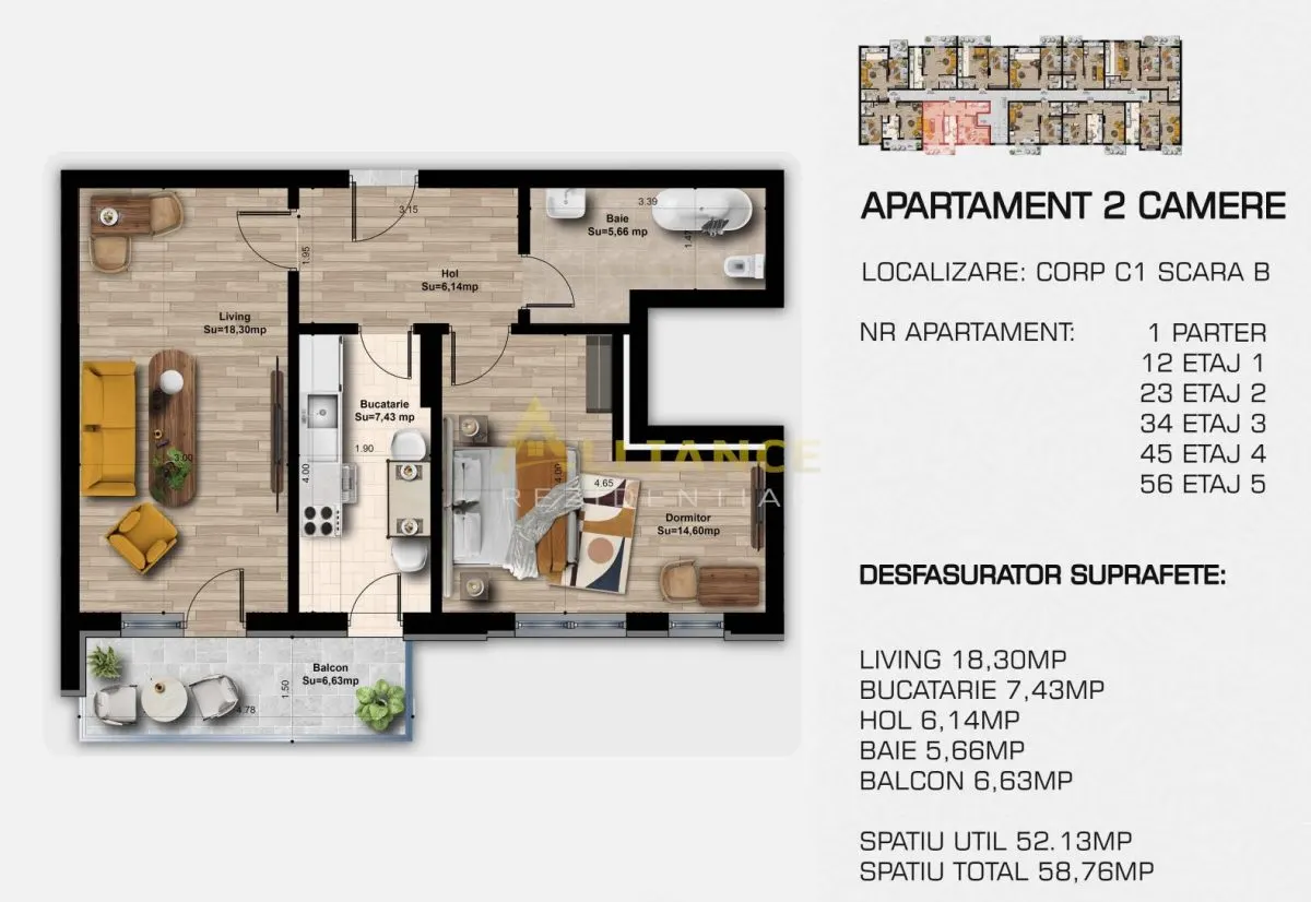 DIRECT DEZVOLTATOR |  Grand Berceni | Metrou Berceni | 2 camere tip studio - foto 5