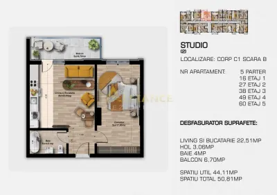 3 camere, 2 bai - Complex rezidential modern - confort, calitate si acces rapid la metrou - foto 14