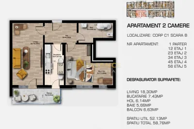 Apartamente noi la 3 minute de statia de metrou Berceni - foto 12