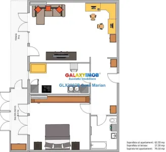 APARTAMENT 2 CAMERE DE INCHIRIAT ANSAMBLUL PRIMAVARA - foto 8