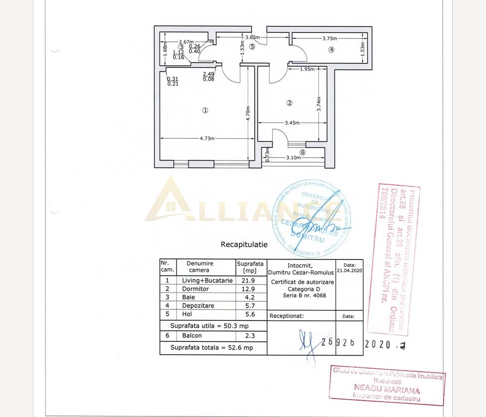 Aparatorii Patriei Ap 2 Camere Mobilat - foto 14