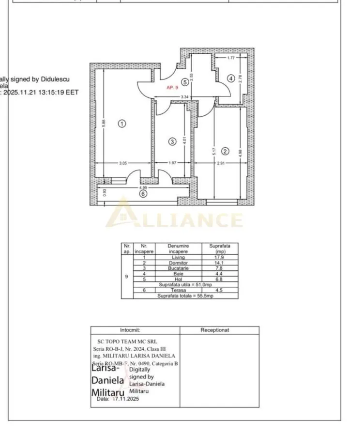 { Apartament 2 camere decomandat - Popesti Leordeni } - foto 9