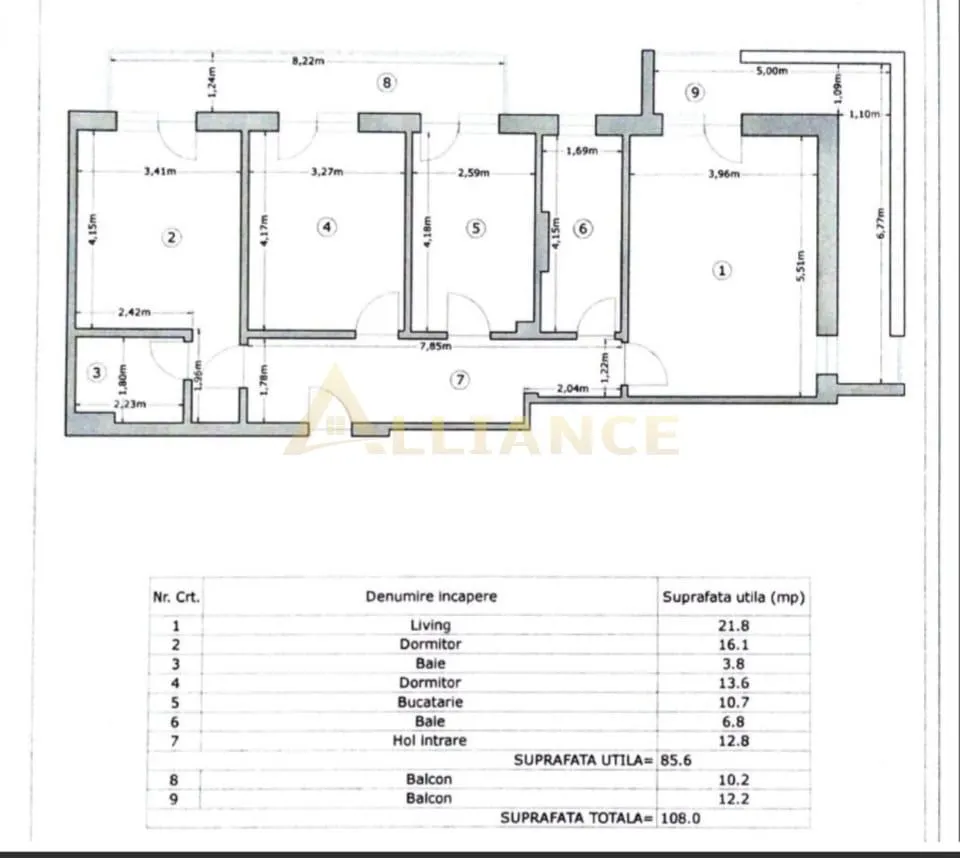 Apartament 3 camere Premium | 108 mp | loc de parcare - foto 9