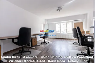 BIROU 3 Camere NEMOBILAT - CALEA CALARASI - Centrala proprie - foto 1