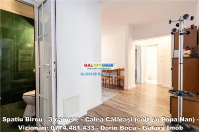 BIROU 3 Camere NEMOBILAT - CALEA CALARASI - Centrala proprie - foto 16