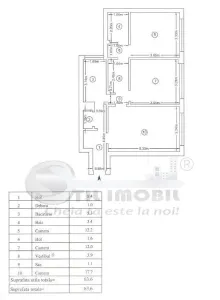APARTAMENT 3 CAMERE CENTRU STEFAN CEL MARE ETAJ INTERMEDIAR - foto 3