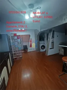 MOBILAT si UTILAT! Ap 2 camere, ETAJ 2, Balcon de 7m, Pret:6299 euro - foto 1