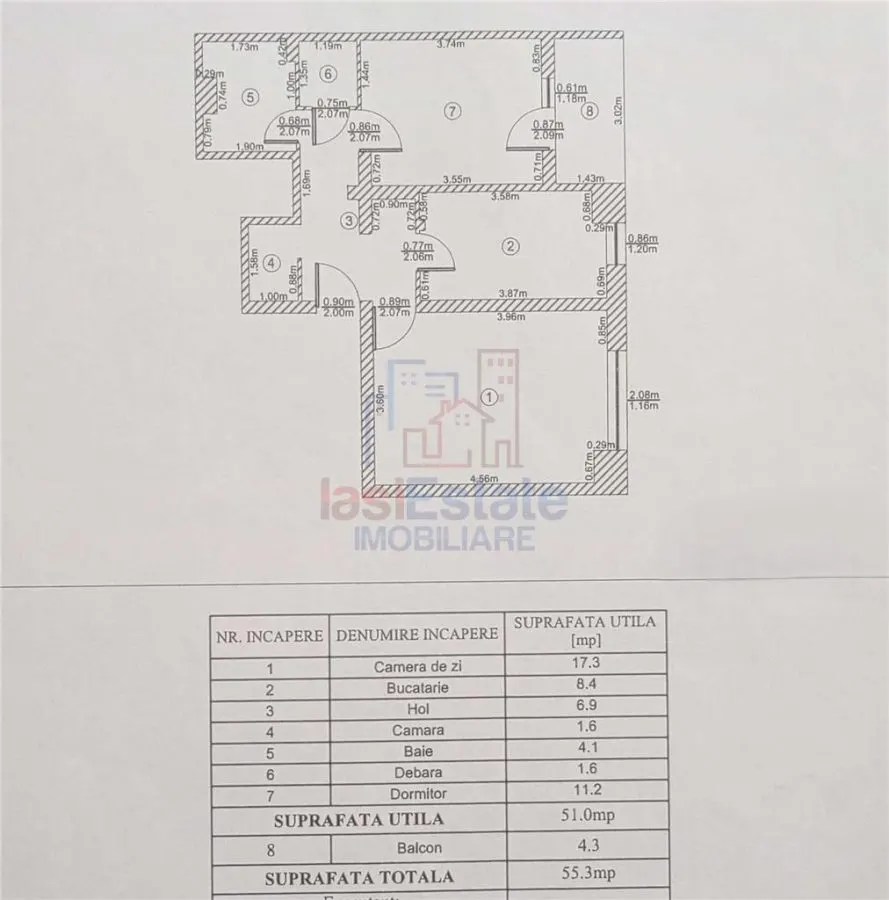Apartament 2 camere zona Dacia - Bicaz - foto 2