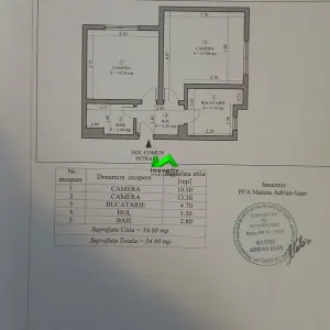 Apartament  de vanzare 2 camere Cisnadie - Cisnadie