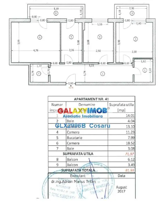 APARTAMENT 3 CAMERE DE VANZARE PIATA RAHOVA BLOC NOU - foto 12