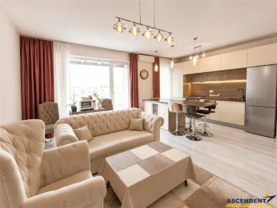 Apartament premium cu living spectaculos, semineu si terase generoase in Avantgarden Brasov - foto 1