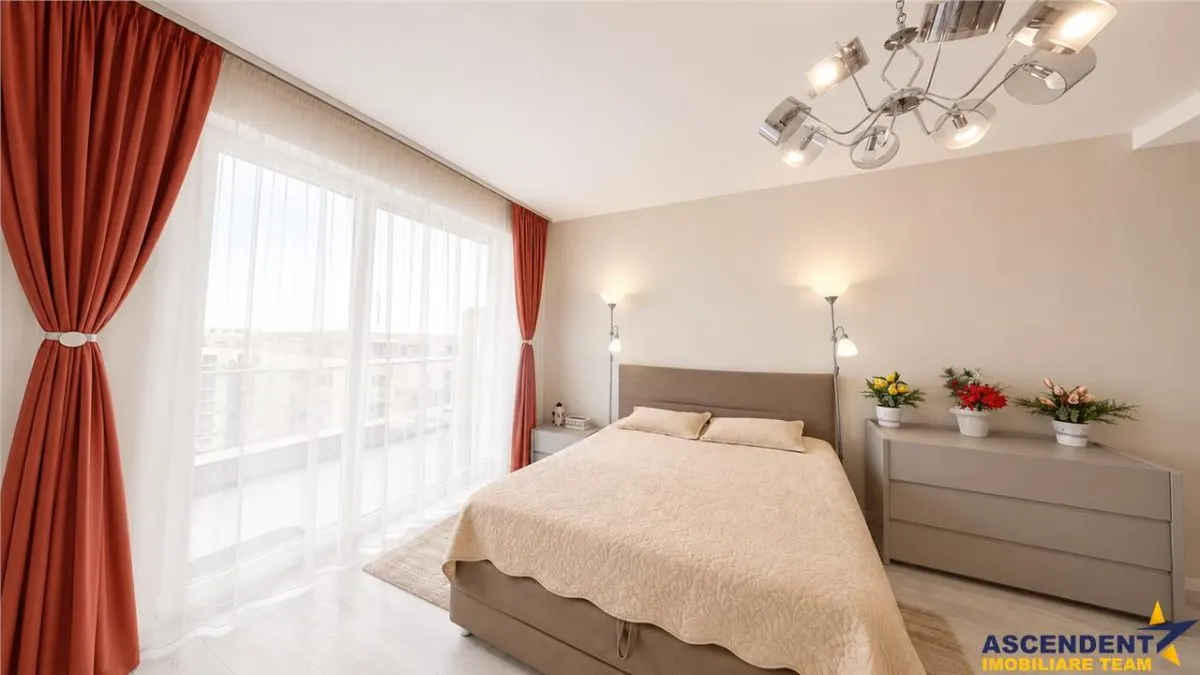 Apartament premium cu living spectaculos, semineu si terase generoase in Avantgarden Brasov - foto 9