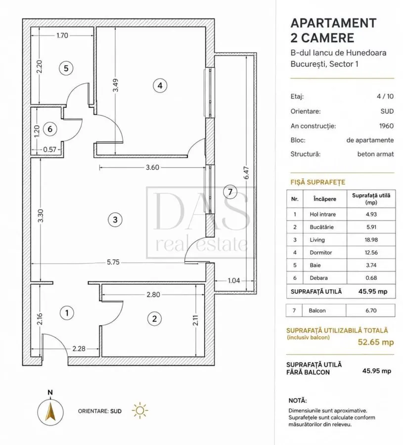 Apartament 2 camere | Dorobanti | Iancu de Hunedoara | Victoriei - foto 3