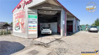 FILM!Spalatorie auto echipata+transfer afacere,zona circulata intens,Sfantu Gheorghe - foto 14