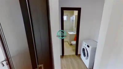 Inchiriez apartament cu 3 camere in Cornisa mobilat si utilat modern - foto 11