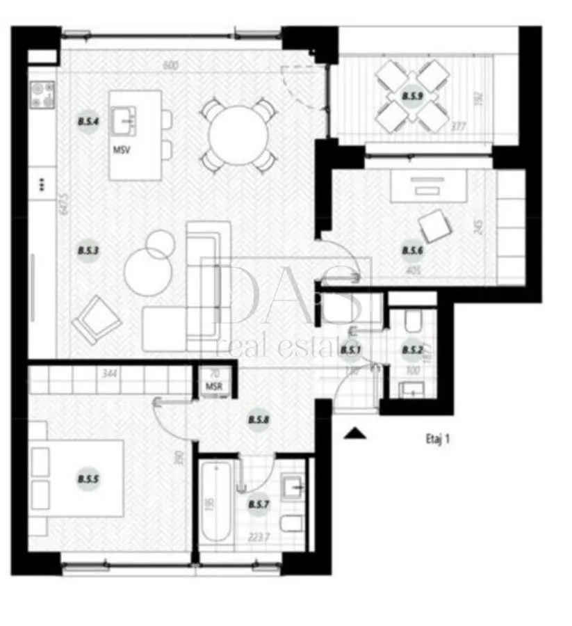 Apartament 3 camere | Pipera plaza | Catted Family | Parcare + Boxa - foto 8
