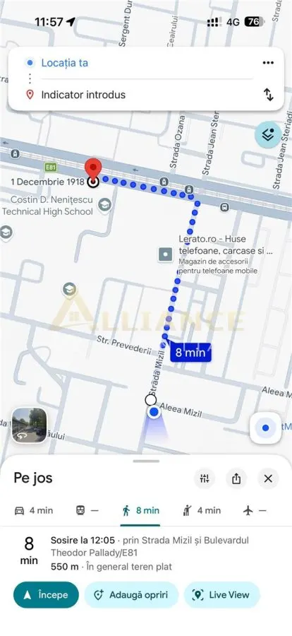 De vanzare in EXCLUSIVITATE apartament cu 4 camere decomandat, situat pe Strada Mizil nr. 7, la doar 8 minute de mers pe jos de statia de metrou 1 Dec - foto 18