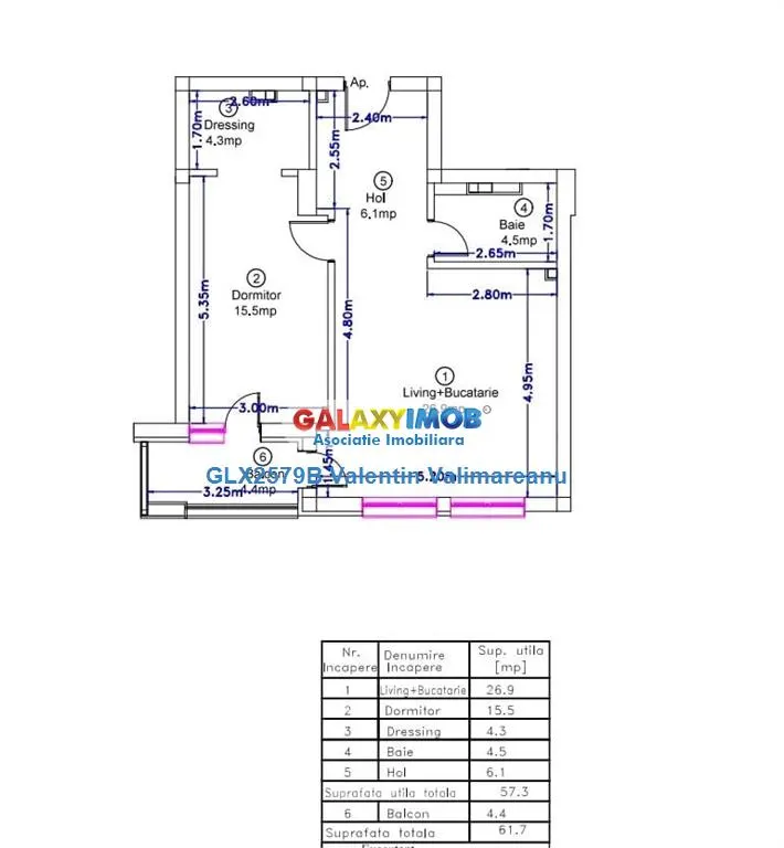 Apartament 2 Camere Pipera COD 269 - foto 14
