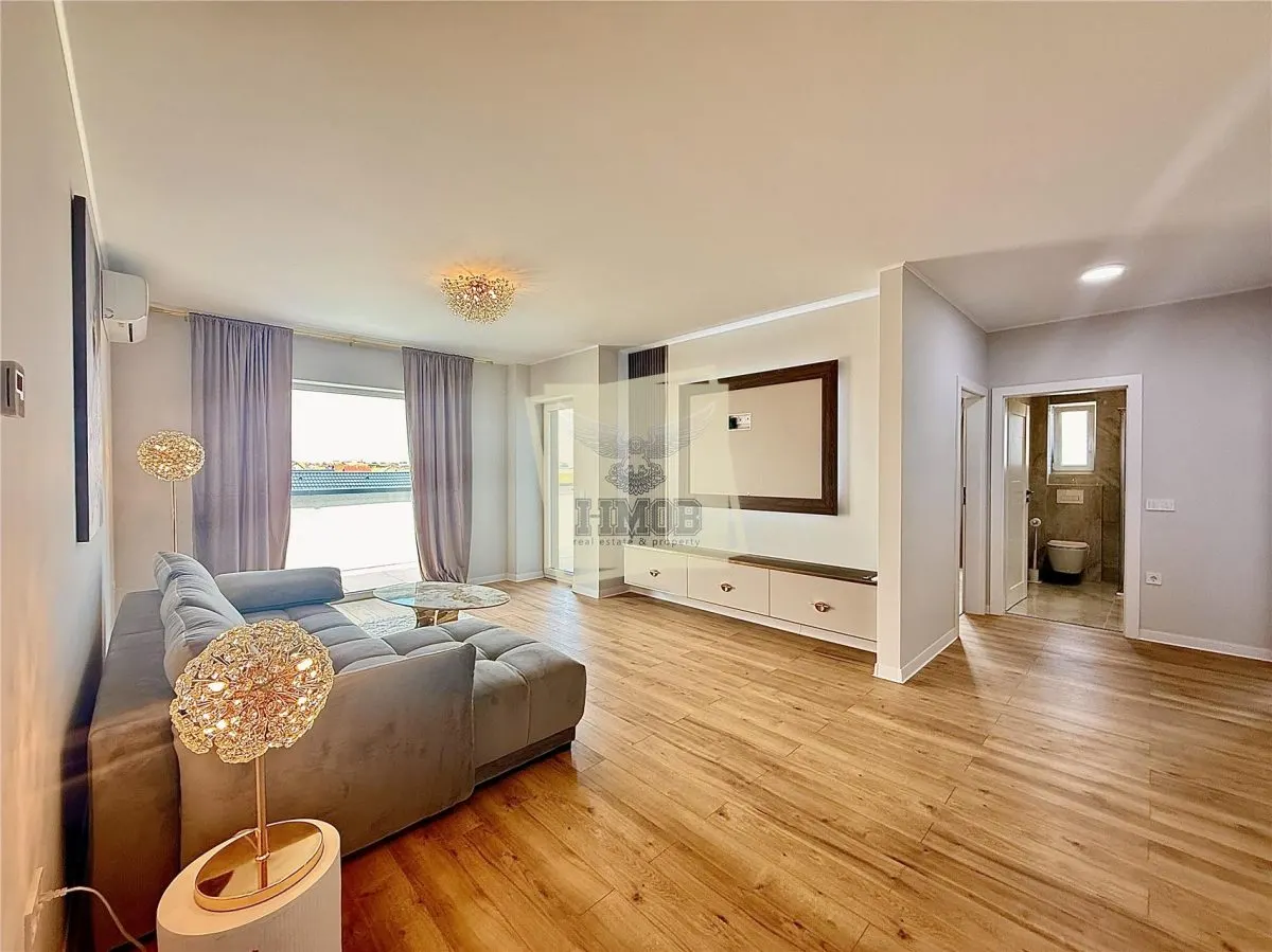 Penthouse de lux 84 mpu cu 3 camere 2 bai terasa 2 parcari - foto 1