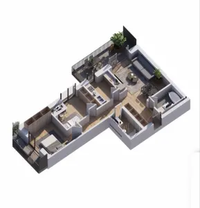 Estoria City | Apartament 3 camere | 90 mp | Terasa 11,7 mp | 2 bai | Finisaje premium | Metrou Nicolae Teclu - foto 6