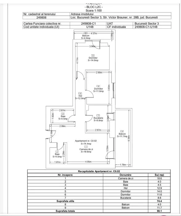 Estoria City | Apartament 3 camere | 90 mp | Terasa 11,7 mp | 2 bai | Finisaje premium | Metrou Nicolae Teclu - foto 7