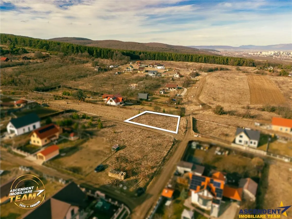 FILM!Teren intravilan cu priveliste, Sancraiu, Szalomer, Covasna - foto 2